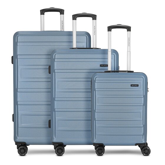 Worldpack New York 2.0 4 wheels Suitcase set 3-piece