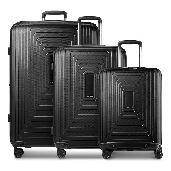 Redolz Essentials 14 4 wheels Suitcase set 3-piece Expandable