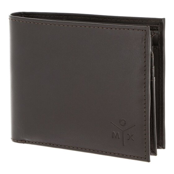 oxmox Leather Wallet RFID protection Genuine Leather 10 cm