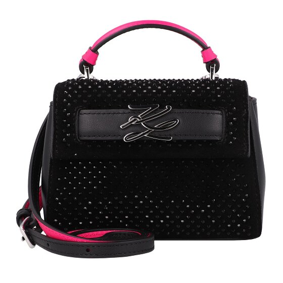 Karl Lagerfeld Autograph Mini Bag Handbag Leather 16 cm