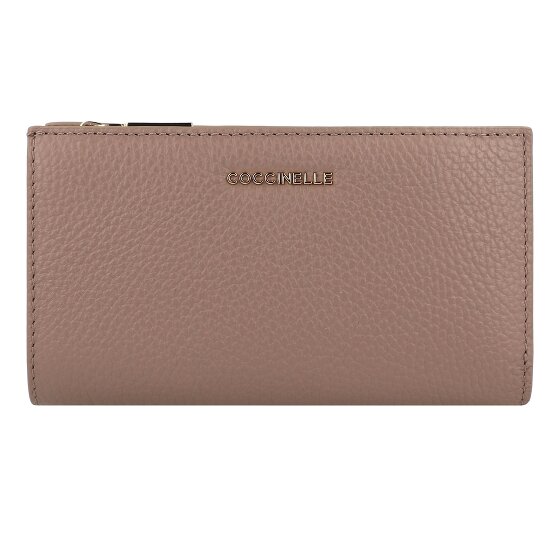 Coccinelle Metallic Wallet RFID protection Leather 16 cm