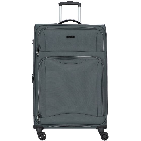 d&n Travel Line 9204 4 wheels Trolley L 76 cm with expansion pleat