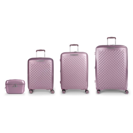 Gabol Queens 4 wheels Suitcase set 4-piece with expansion pleat