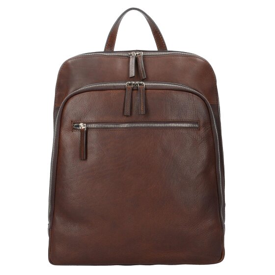 Leonhard Heyden Roma backpack leather 40 cm laptop compartment