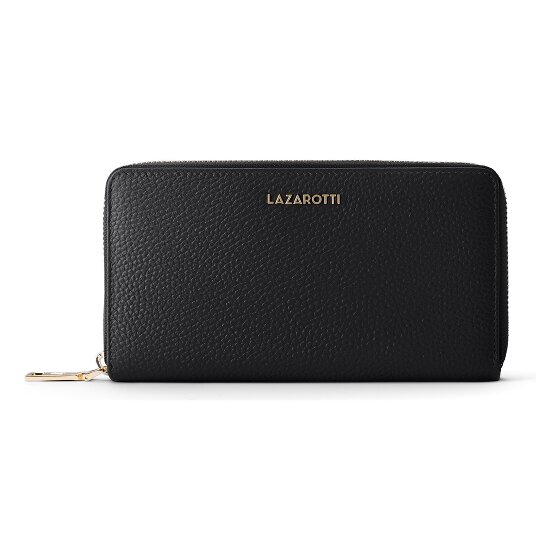 Lazarotti Bologna Leather XL Zip-Around Wallet Leather 19 cm