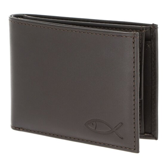 oxmox Leather Wallet RFID protection Genuine Leather 11 cm