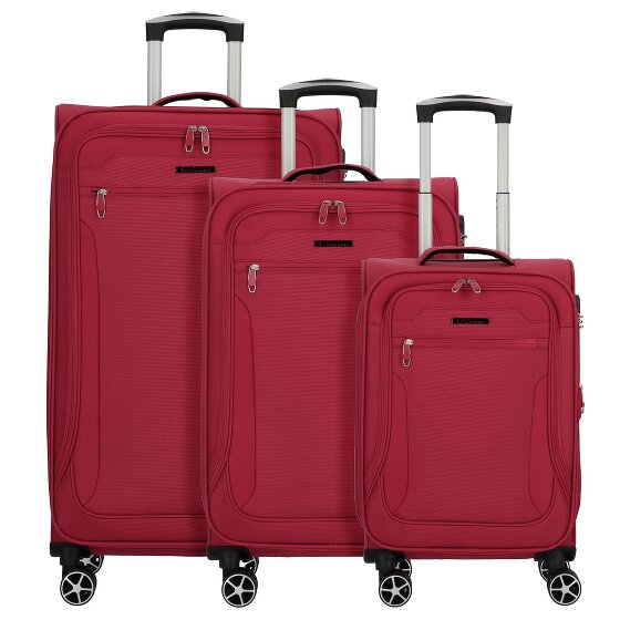 Cocoono Monterrey 4 wheels Suitcase set 3-piece with expansion pleat
