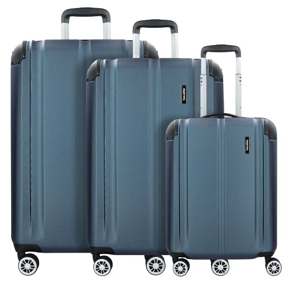 Travelite City 4 roll suitcase set 3pcs.