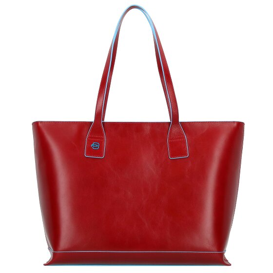Piquadro Blue Square Shopper bag leather 35 cm