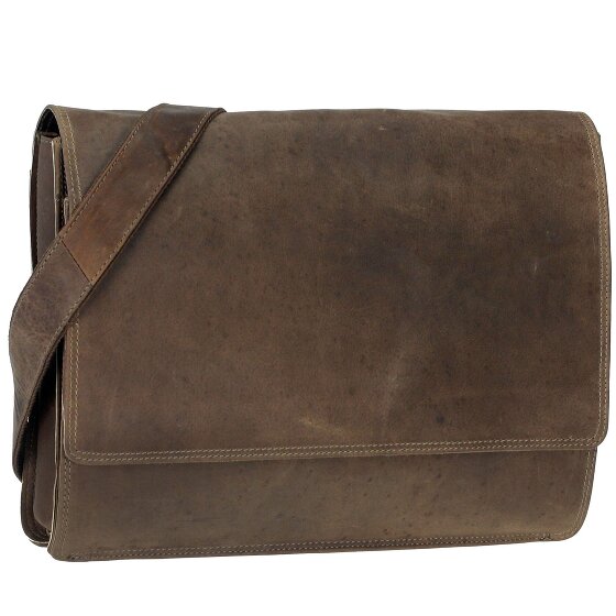 Harold's Antico Messenger leather 38 cm laptop compartment