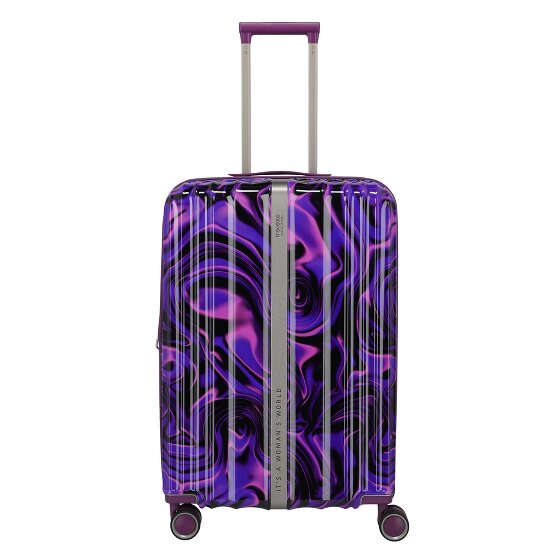 Travelite Lascana 4 wheels Trolley M 65 cm with expansion pleat