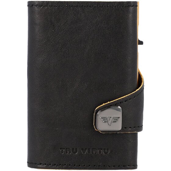 Tru Virtu Click & Slide credit card case RFID leather 6.5 cm Tru Virtu Click & Slide credit card case RFID leather 6.5 cm