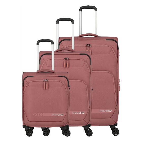 Travelite Kick Off 4 wheels Suitcase set 3-piece Expandable