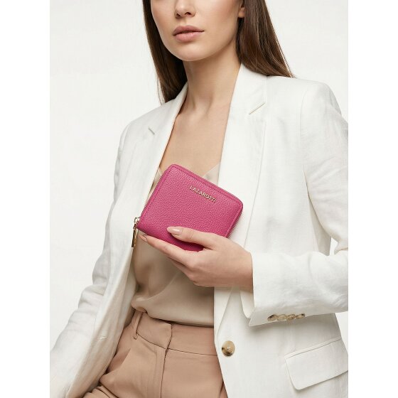 Lazarotti Bologna Leather Medium Zip-Around Wallet, Leather, 10 cm