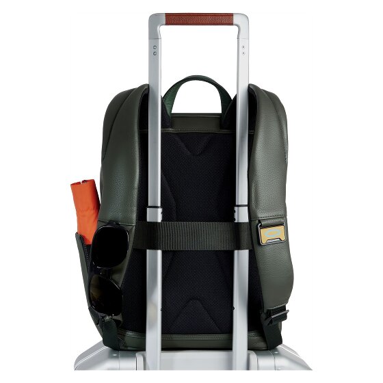 Piquadro Ael Daypack Leather 37 cm Laptop compartment