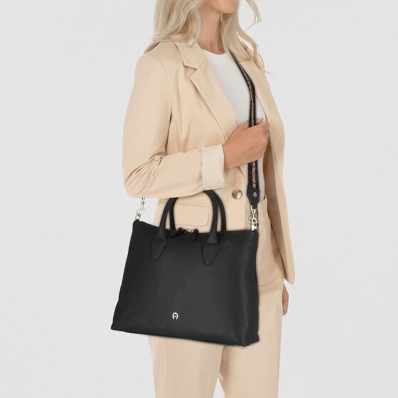 Aigner Zita handbag leather 36 cm