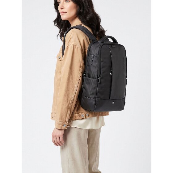 Piquadro Sync Daypack RFID protection Genuine Leather 47 cm Laptop compartment