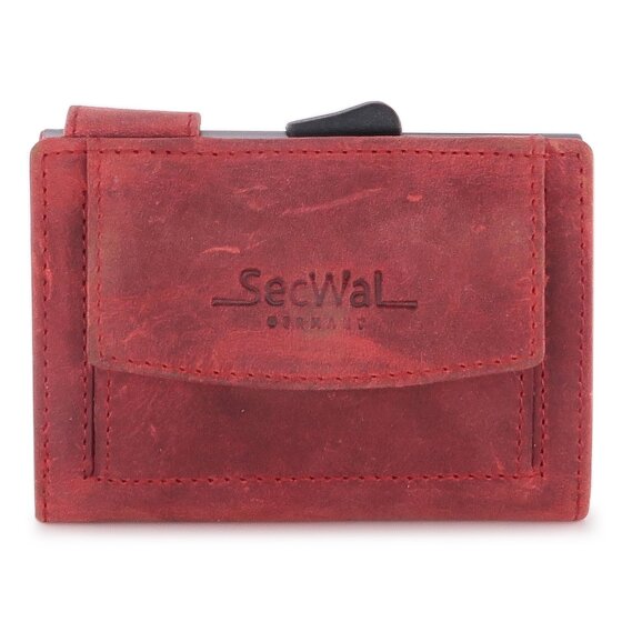 SecWal Credit card case wallet RFID leather 9 cm SecWal Credit card case wallet RFID leather 9 cm