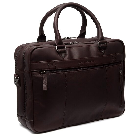 The Chesterfield Brand Wax Pull Up Briefcase Leather 41 cm Laptop compartment