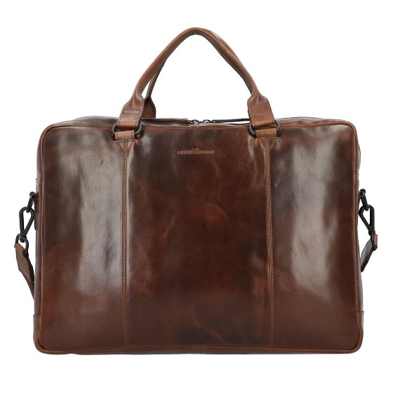 Greenburry Newport Briefcase Leather 43 cm Laptop compartment