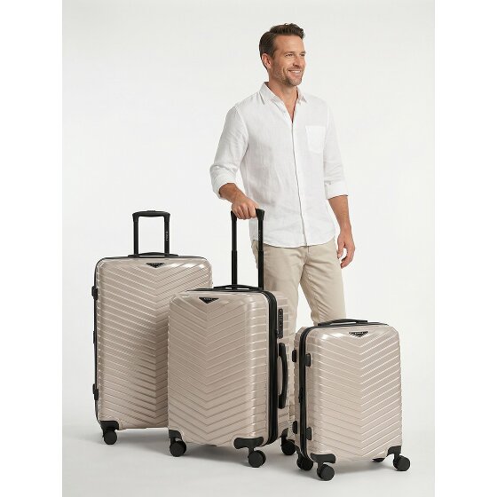 Redolz Essentials 18 2.0 4 wheels Suitcase set 3-piece Expandable