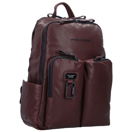 Piquadro Harper backpack RFID leather 40 cm laptop compartment