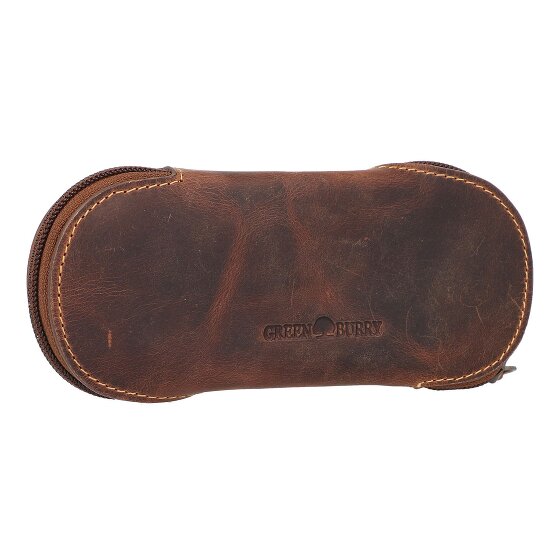 Greenburry Vintage leather glasses case 17 cm