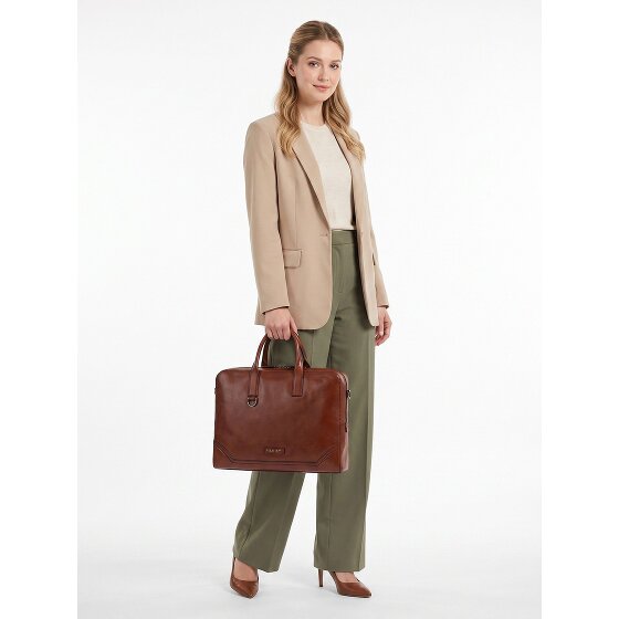 The Bridge Matteo Briefcase Genuine Leather 38 cm Laptop compartment