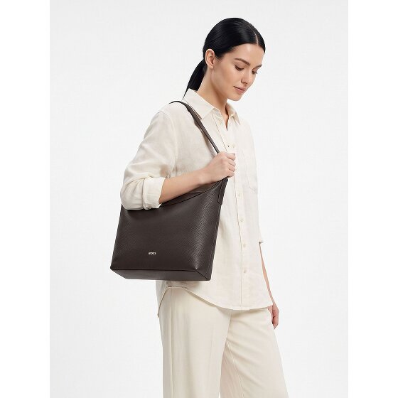 Boss Lenah Shoulder Bag Genuine Leather 30 cm