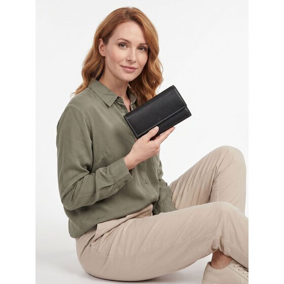 Esquire Dallas Wallet RFID protection Genuine Leather 18 cm