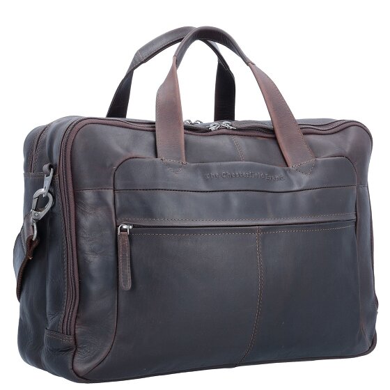 The Chesterfield Brand Wax Pull Up Briefcase Leather 44 cm Laptop compartment
