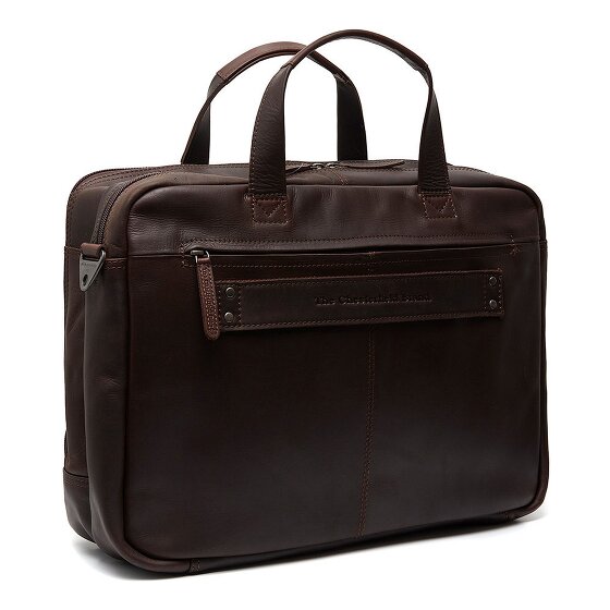 The Chesterfield Brand Wax Pull Up Briefcase Leather 44 cm Laptop compartment
