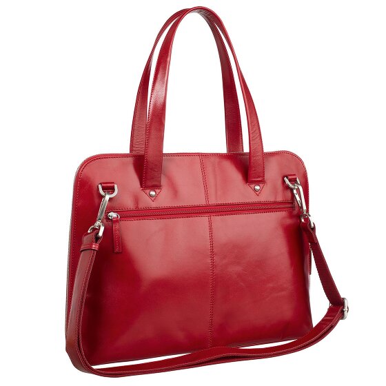 Leonhard Heyden Cambridge shoulder bag leather 41 cm laptop compartment