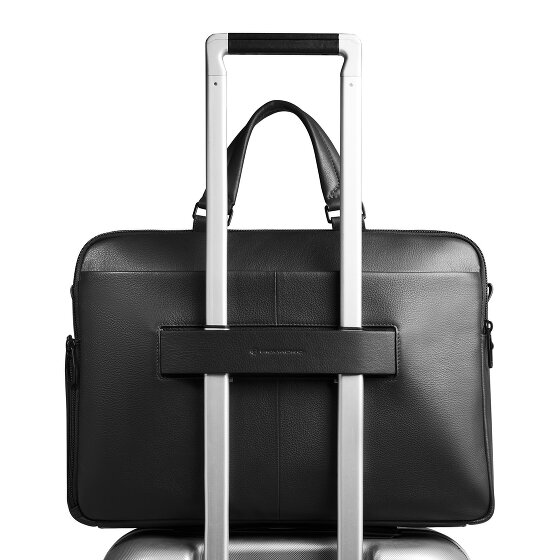 Piquadro Cartel2m Briefcase RFID protection Leather 40 cm Laptop compartment