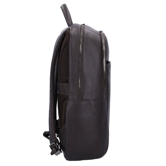 Piquadro Black Square backpacks leather 44 cm laptop compartment