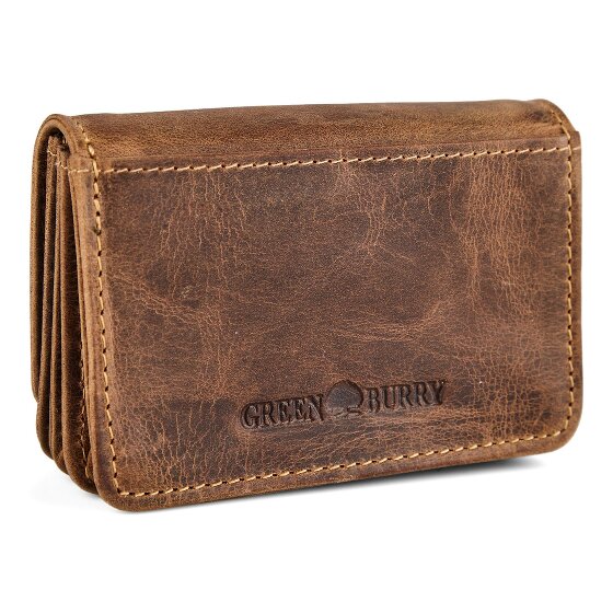 Greenburry Vintage Wallet RFID protection Leather 10 cm