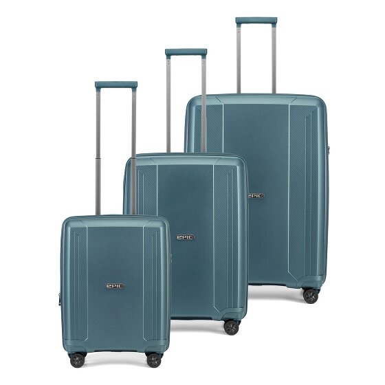 Epic Anthem 4 wheels Suitcase set 3-piece with expansion pleat