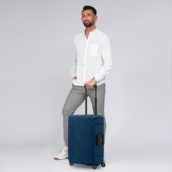 Redolz Essentials 15 4-roll cabin trolley 55 cm with three-point closure