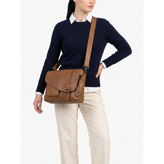 aunts & uncles Heritage Messenger Genuine Leather 33 cm