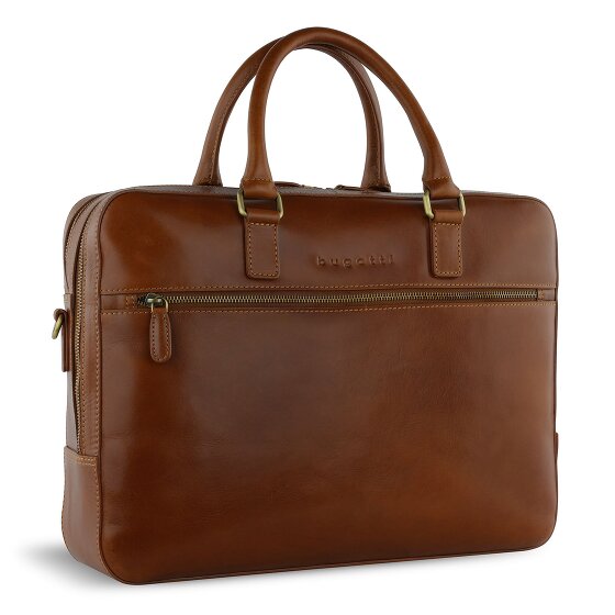 Bugatti Remo Briefcase Genuine Leather 40 cm Laptop compartment