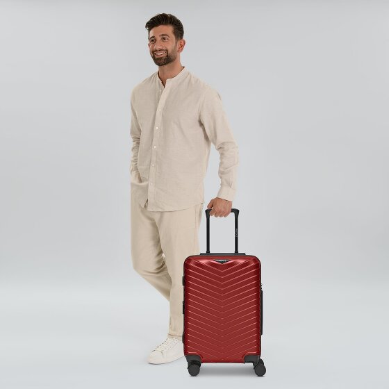 Redolz Essentials 18 4 wheels Cabin trolley 55 cm with expansion pleat