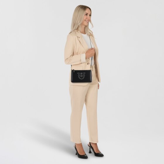 PINKO Flat Horizontal Shoulder bag Leather 20 cm