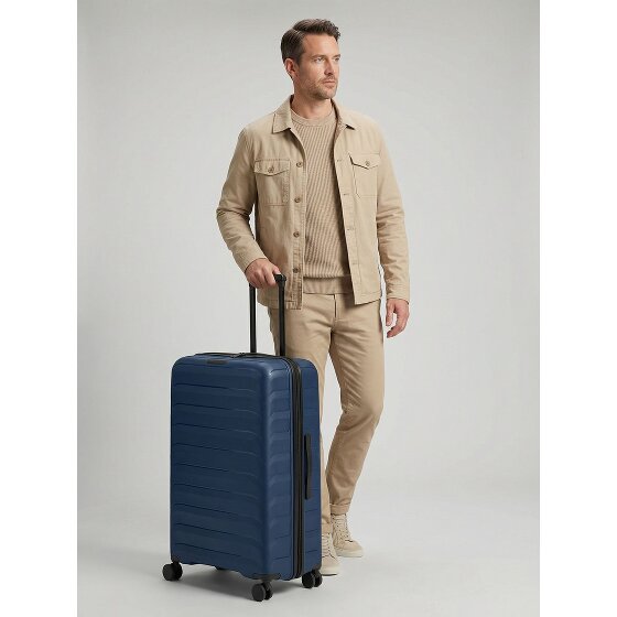 d&n Toronto 4 wheels Trolley L 75 cm with expansion pleat