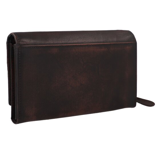 Greenburry Destressed Wallet RFID protection Leather 18.5 cm