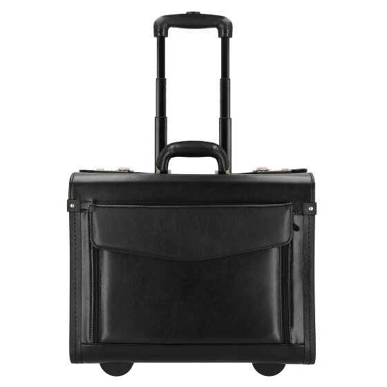 Dermata 2 Roll Pilot Trolley Leather 45,5 cm Laptop compartment