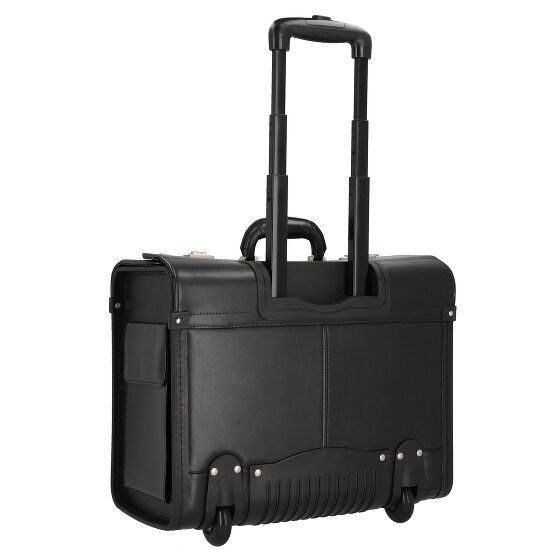 Dermata 2 Roll Pilot Trolley Leather 45,5 cm Laptop compartment