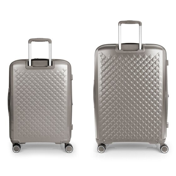 Gabol Queens 4 wheels Suitcase set 2-piece with expansion pleat