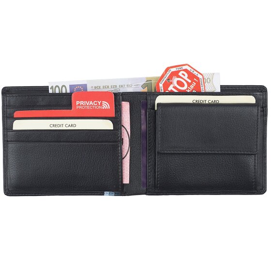 Bench Wallet RFID leather 11 cm