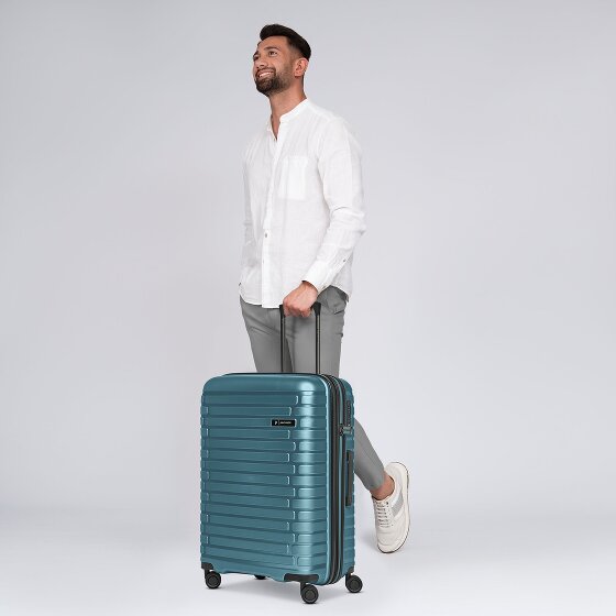 Pactastic Collection 04 THE MEDIUM + 4 wheels Trolley M 66 cm with expansion pleat