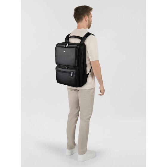 Jekyll & Hide Business backpack RFID protection Leather 43 cm Laptop compartment